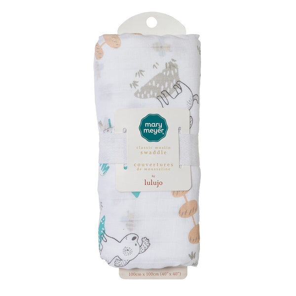 Sparky Puppy Muslin Swaddle