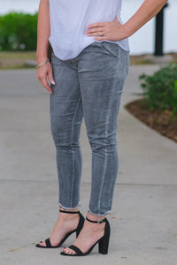 Sloan Ragged Edge Gray Pant