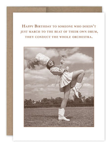 March to the Beat Card