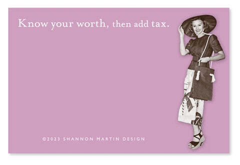 Know Your Worth Sticky Notes