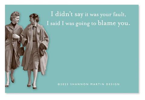 Blame You Sticky Notes