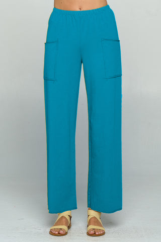Teal Pocket Pant