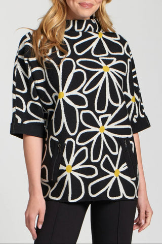 Whimsical Floral Sweater