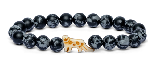 Snow Leopard Tracking Bracelet