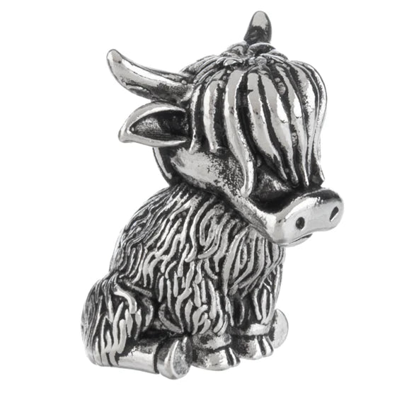 Brave Little Highland Cow Charm