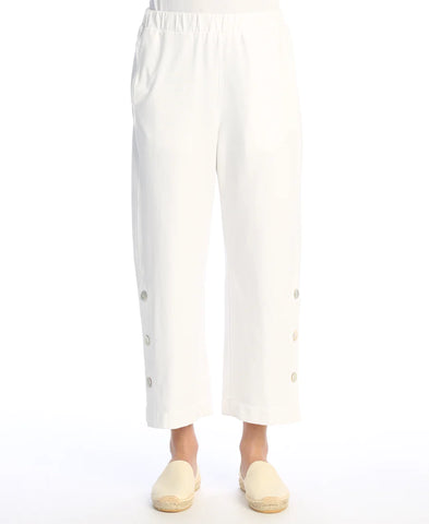 White Button Pants