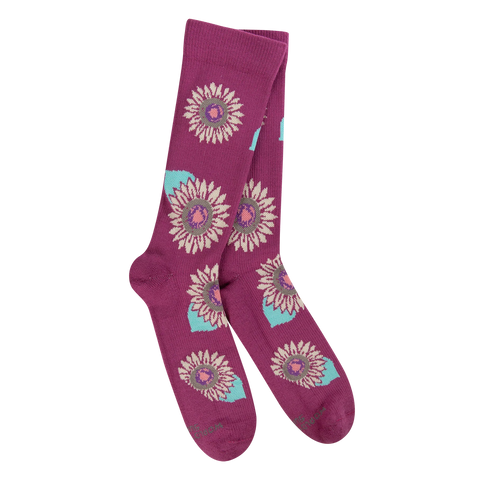 SupportFit Crew Berry Sunflower