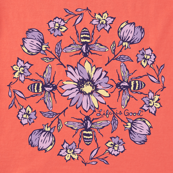 Floral Bee Hooded Tee
