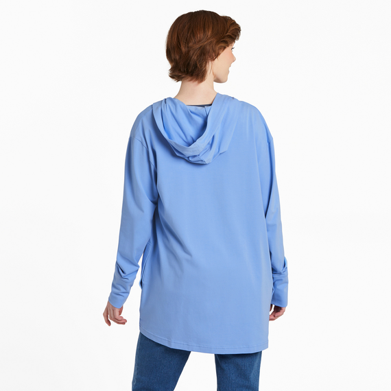 Flex Cardigan Cornflower Blue