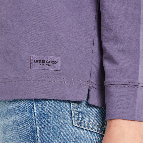 Collared Pullover Dusk Purple