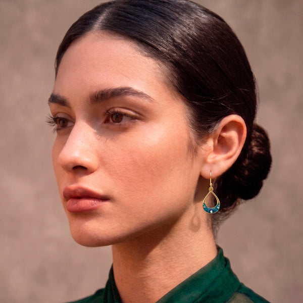 Moon Drop Earrings