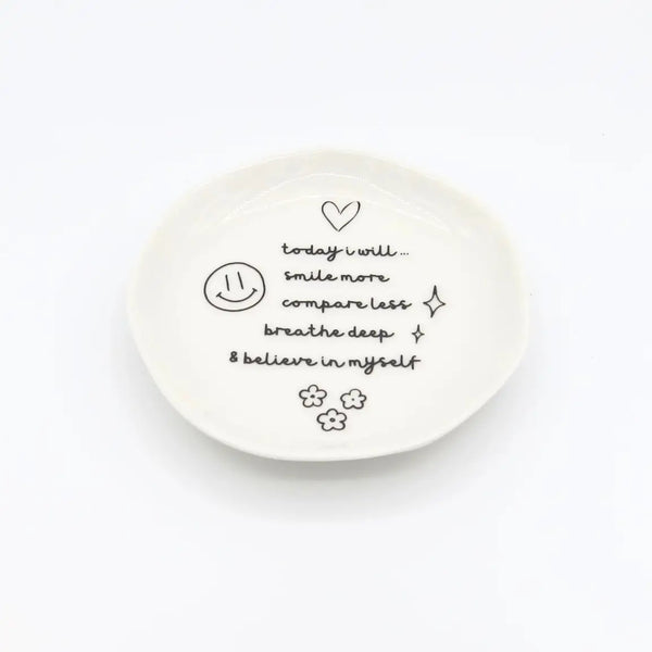 Smile More Trinket Tray