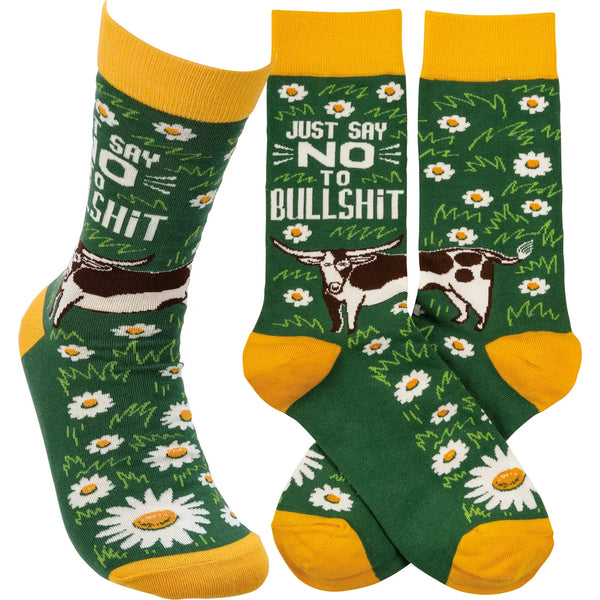 No To Bullshit Socks