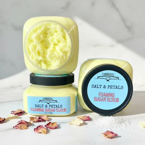 Foaming Scrub Salt & Petals