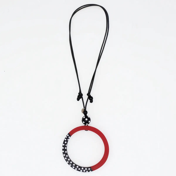 Inez Necklace Red