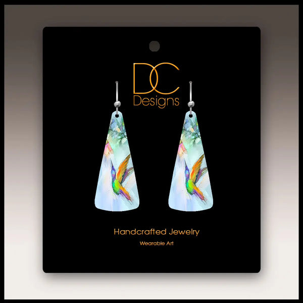 Hummingbird Long Earrings