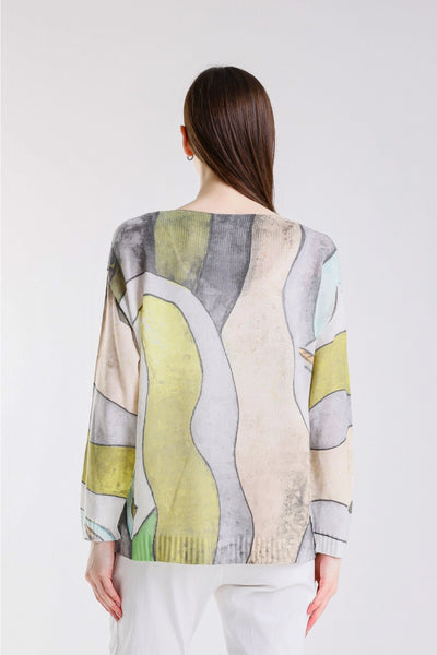 Art Light Sweater Green