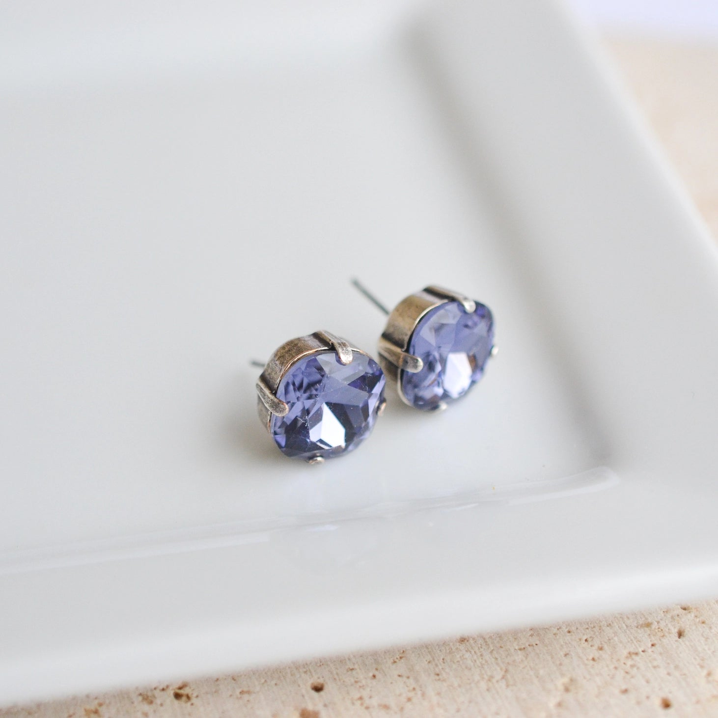 Steph Earrings Tanzanite