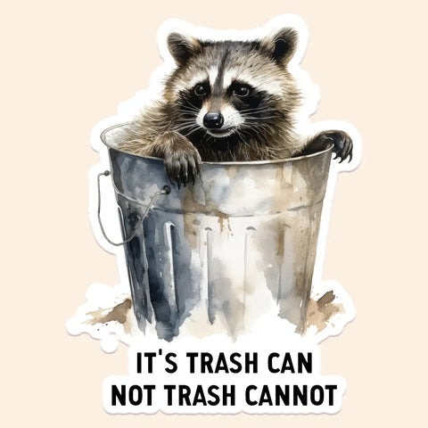 Trash Can Sticker