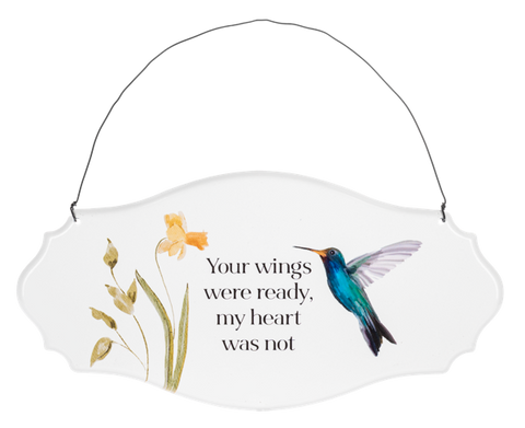 Hummingbird Wings Sign