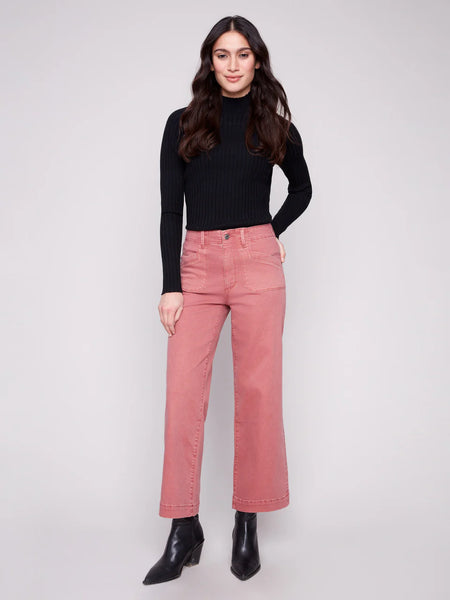 Primrose Wide Leg Twill Pants
