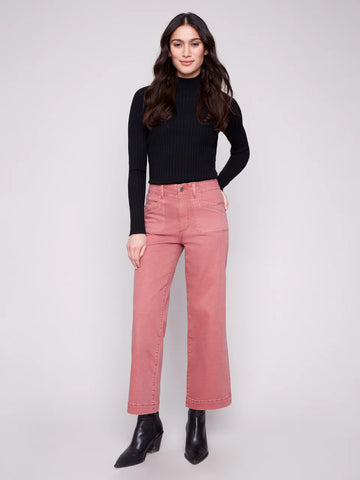 Primrose Wide Leg Twill Pants