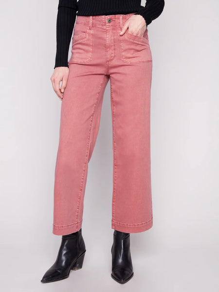 Primrose Wide Leg Twill Pants