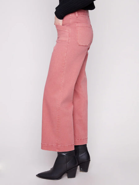 Primrose Wide Leg Twill Pants
