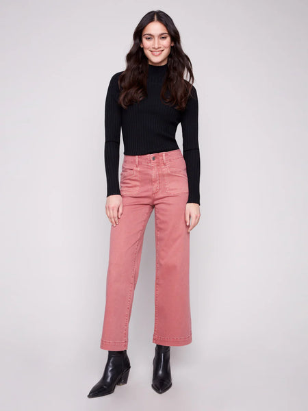 Primrose Wide Leg Twill Pants