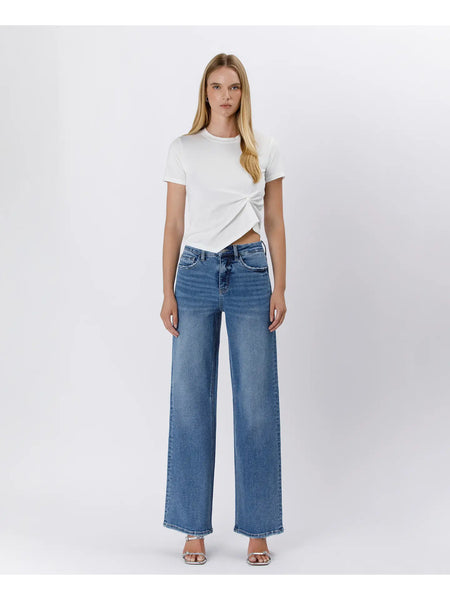High Rise Baggy Wide Jeans