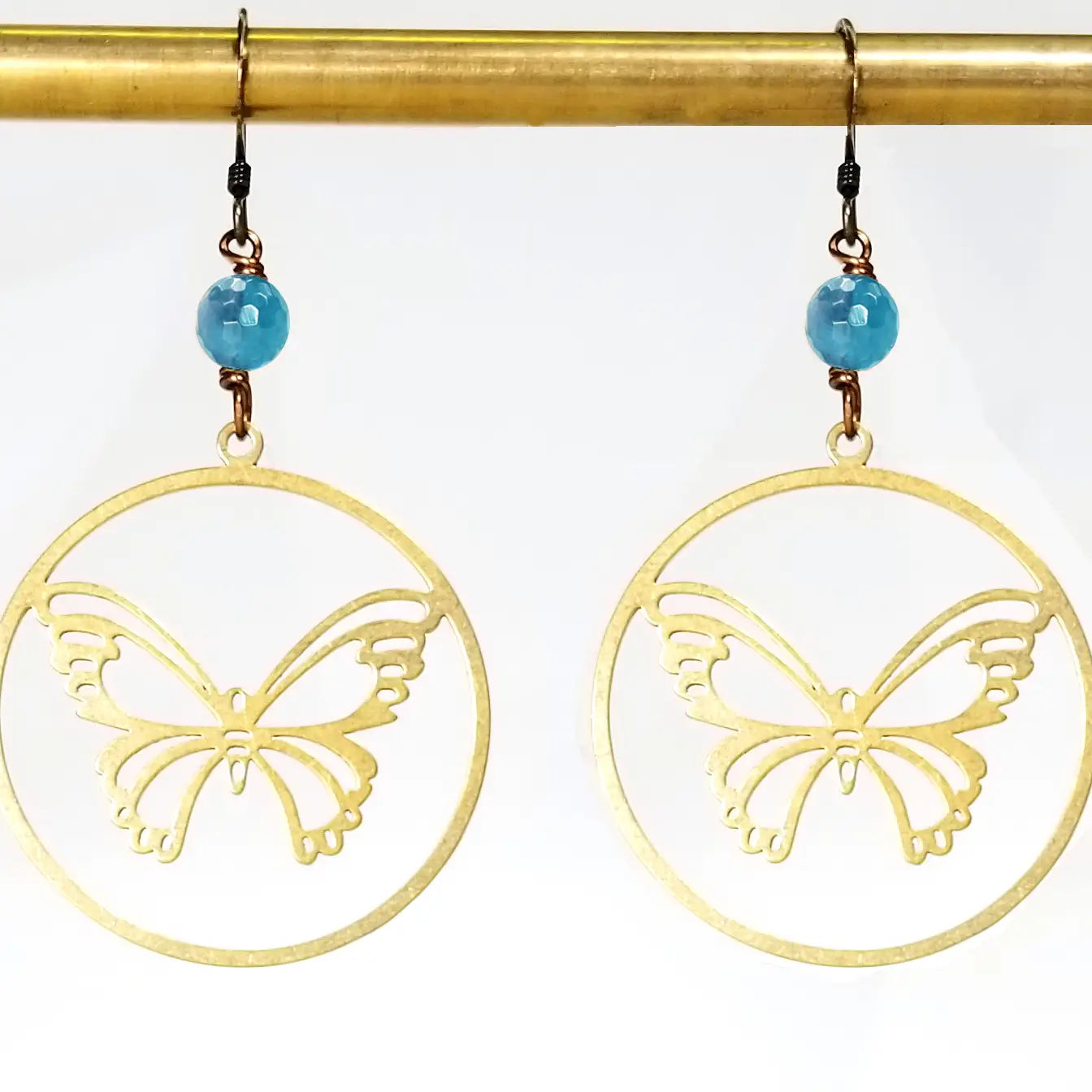 Butterfly Apatite Earrings