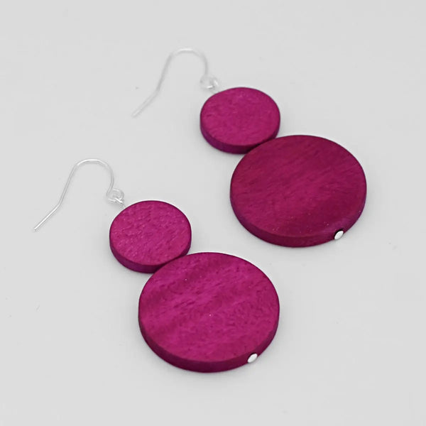 Fuchsia Sarah Earrings