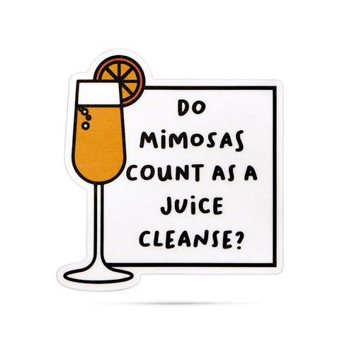 Mimosa Juice Cleanse Sticker
