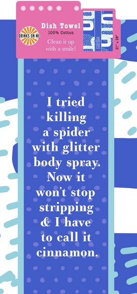 Glitter Body Spray Towel