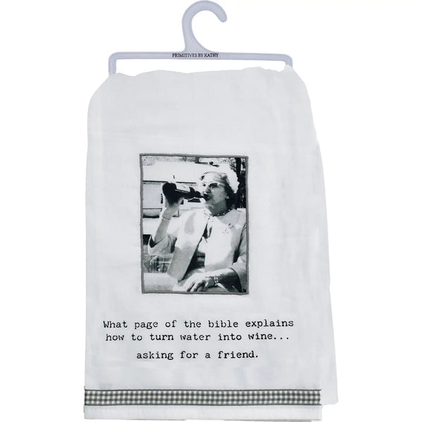 Water Into Wine Towel