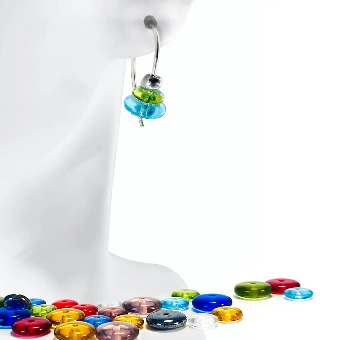 Double Bead Earrings