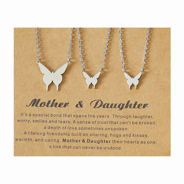 Mother & Daughter Necklace Set