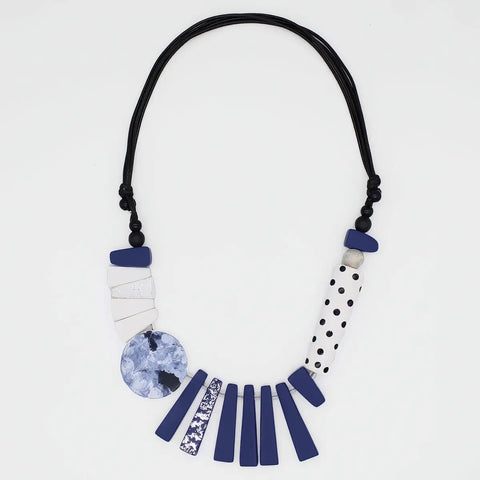 Blue Eclectic Necklace
