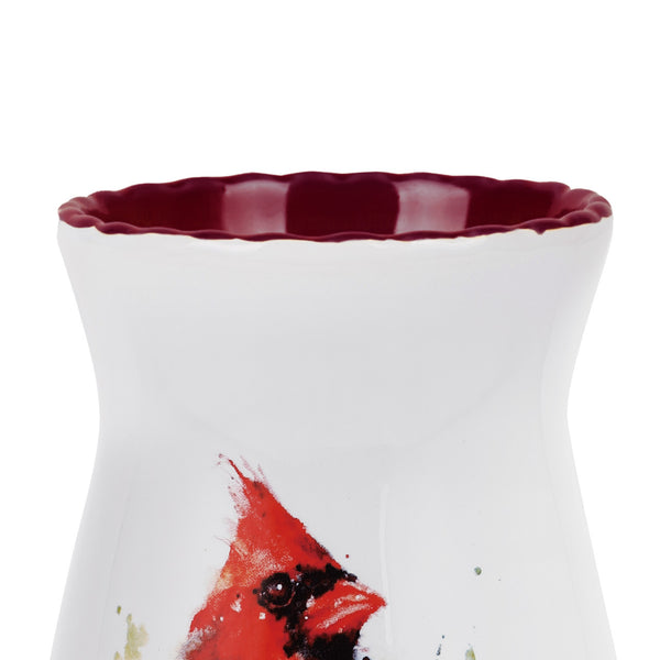 Cardinal Vase