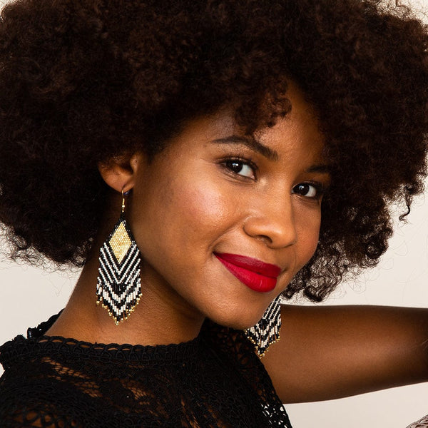 Dottie Diamond Fringe Earrings