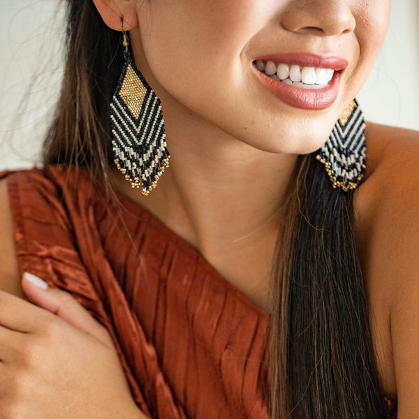 Dottie Diamond Fringe Earrings