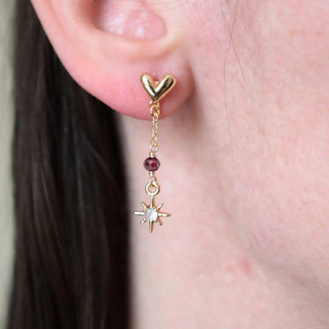 Love Wish Star Earrings