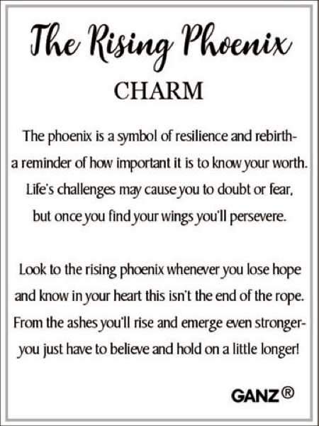 The Rising Phoenix Charm
