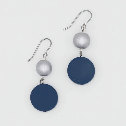 Blue Duo Earrings