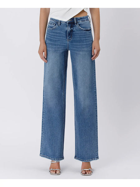 High Rise Baggy Wide Jeans