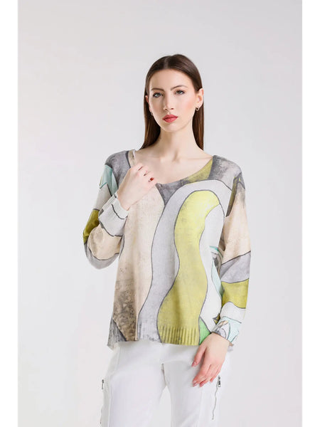 Art Light Sweater Green