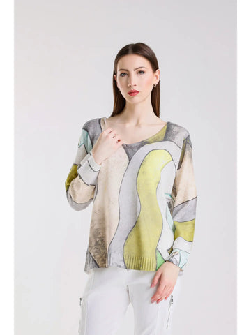 Art Light Sweater Green