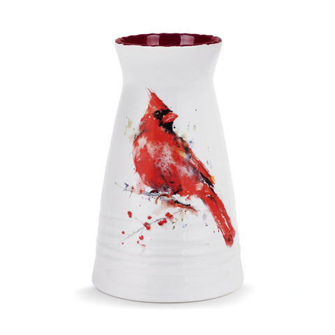 Cardinal Vase