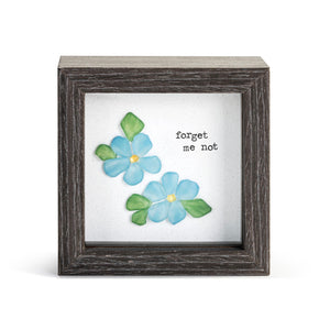 Forget Me Not Shadow Box