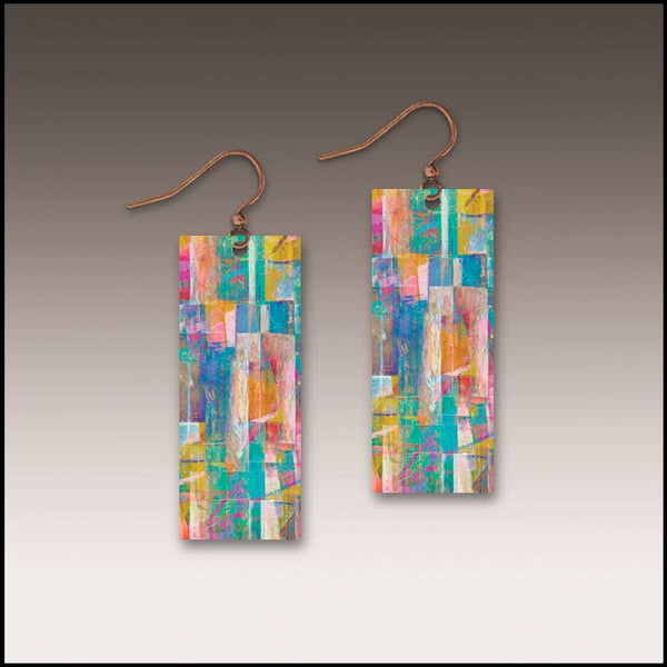 Colorful Grid Earrings